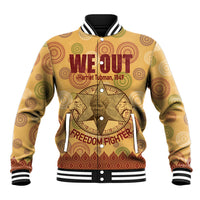 We Out 1849 African-American Baseball Jacket Harriet Tubman - Wonder Print Shop