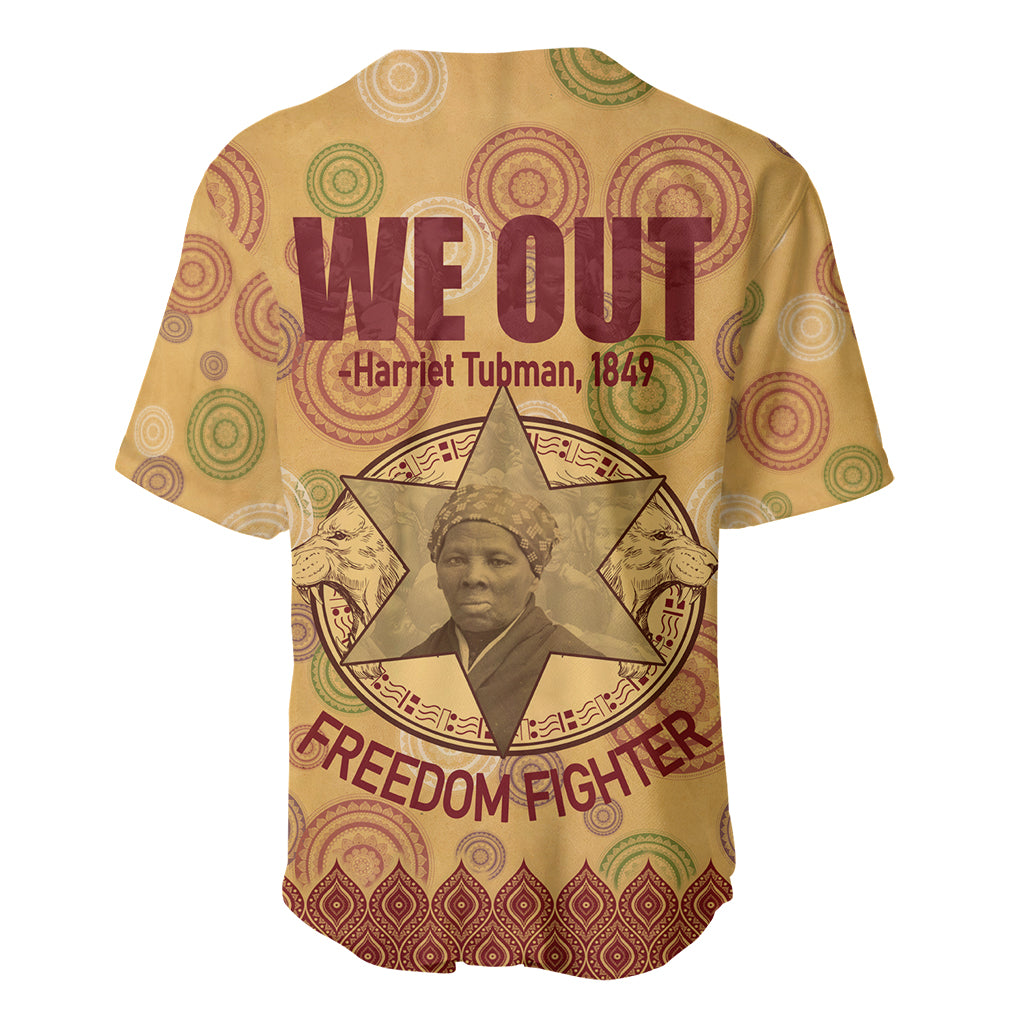 We Out 1849 African-American Baseball Jersey Harriet Tubman - Wonder Print Shop