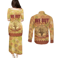 We Out 1849 African-American Couples Matching Puletasi and Long Sleeve Button Shirt Harriet Tubman - Wonder Print Shop