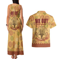 We Out 1849 African-American Couples Matching Tank Maxi Dress and Hawaiian Shirt Harriet Tubman - Wonder Print Shop