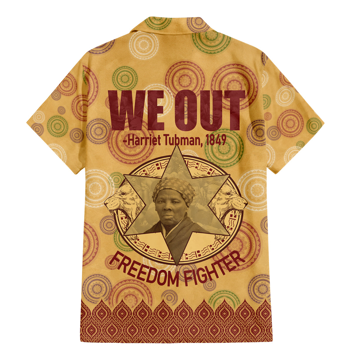 We Out 1849 African-American Family Matching Mermaid Dress and Hawaiian Shirt Harriet Tubman - Wonder Print Shop