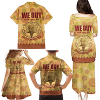 We Out 1849 African-American Family Matching Puletasi and Hawaiian Shirt Harriet Tubman - Wonder Print Shop