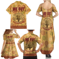 We Out 1849 African-American Family Matching Summer Maxi Dress and Hawaiian Shirt Harriet Tubman - Wonder Print Shop