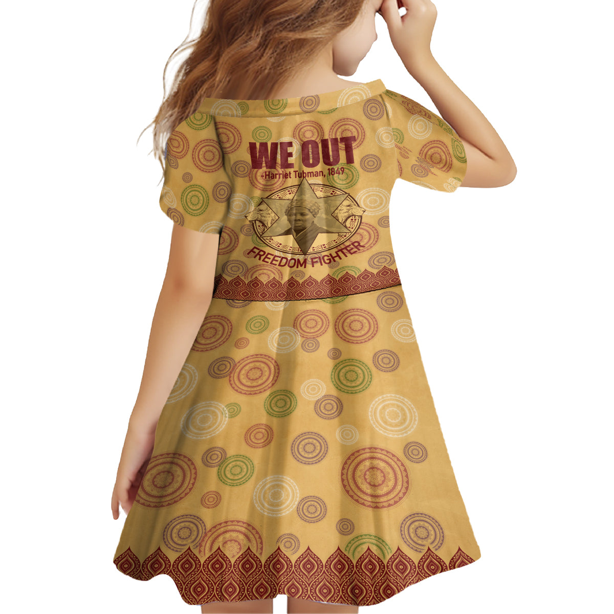 We Out 1849 African-American Family Matching Tank Maxi Dress and Hawaiian Shirt Harriet Tubman - Wonder Print Shop