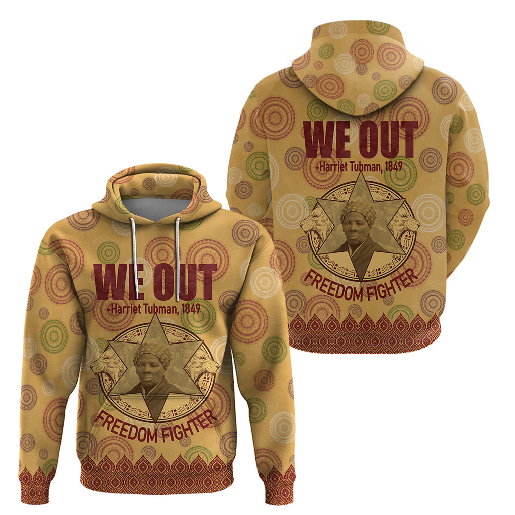 We Out 1849 African-American Hoodie Harriet Tubman - Wonder Print Shop