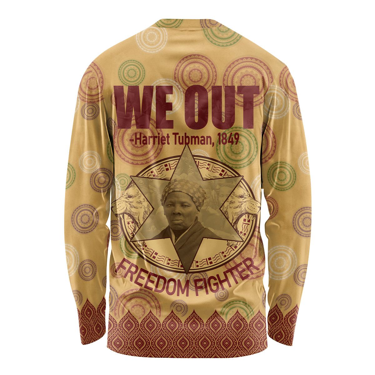 We Out 1849 African-American Long Sleeve Shirt Harriet Tubman - Wonder Print Shop
