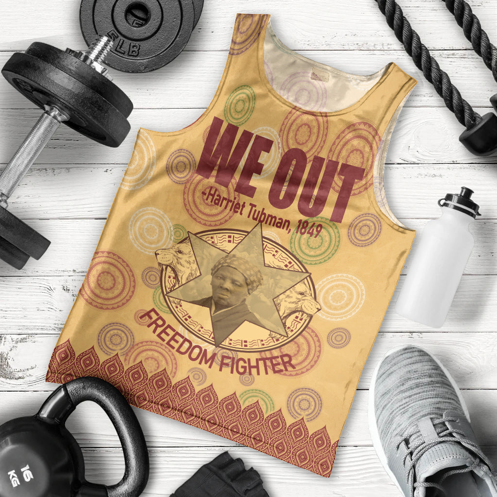 We Out 1849 African-American Men Tank Top Harriet Tubman - Wonder Print Shop