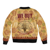 We Out 1849 African-American Sleeve Zip Bomber Jacket Harriet Tubman - Wonder Print Shop