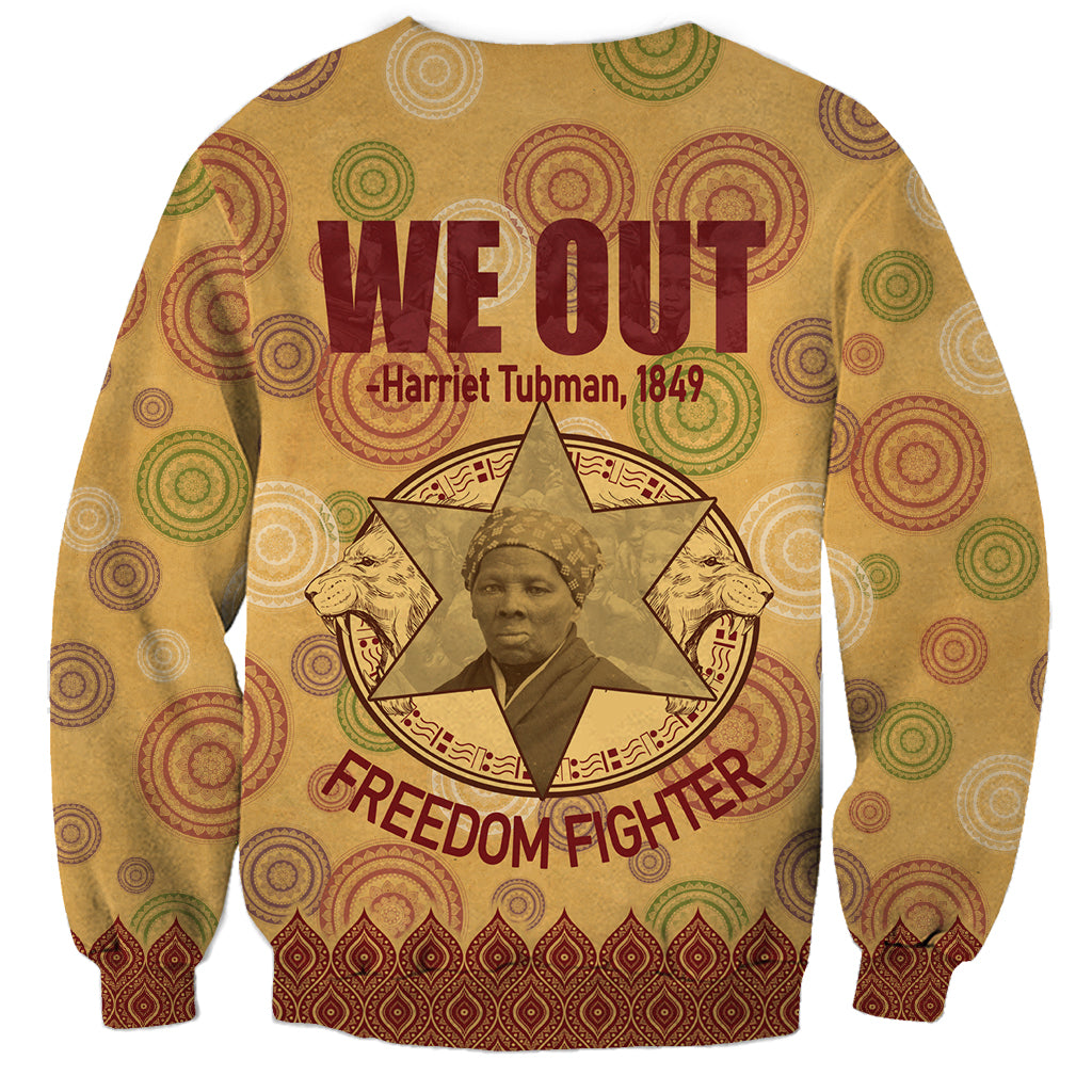 We Out 1849 African-American Sweatshirt Harriet Tubman - Wonder Print Shop