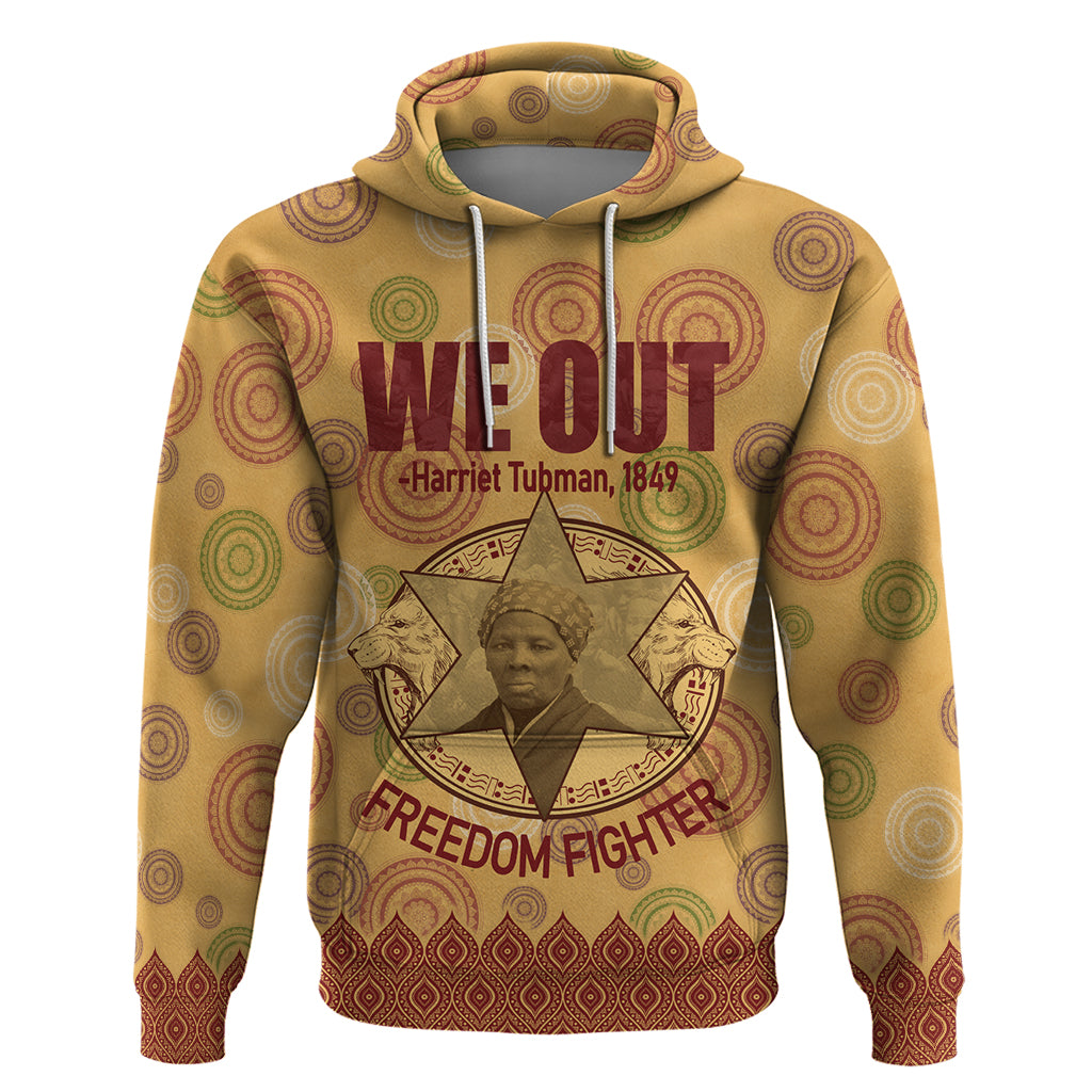 We Out 1849 African-American Zip Hoodie Harriet Tubman - Wonder Print Shop