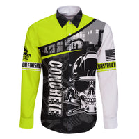 Concrete Finisher Skull on Site Family Matching Mermaid Dress and Hawaiian Shirt - Wonder Print Shop