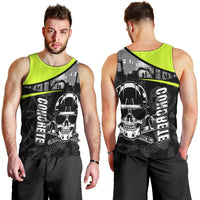 Concrete Finisher Skull on Site Men Tank Top - Wonder Print Shop