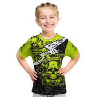 Personalised Electricians Skull Kid T Shirt - Wonder Print Shop