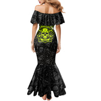 Personalised Electricians Skull Mermaid Dress - Wonder Print Shop