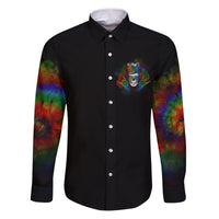 LGBT Rockin The Rainbow Life Skull Family Matching Puletasi Dress and Hawaiian Shirt - Wonder Print Shop