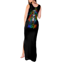 LGBT Rockin The Rainbow Life Skull Tank Maxi Dress - Wonder Print Shop