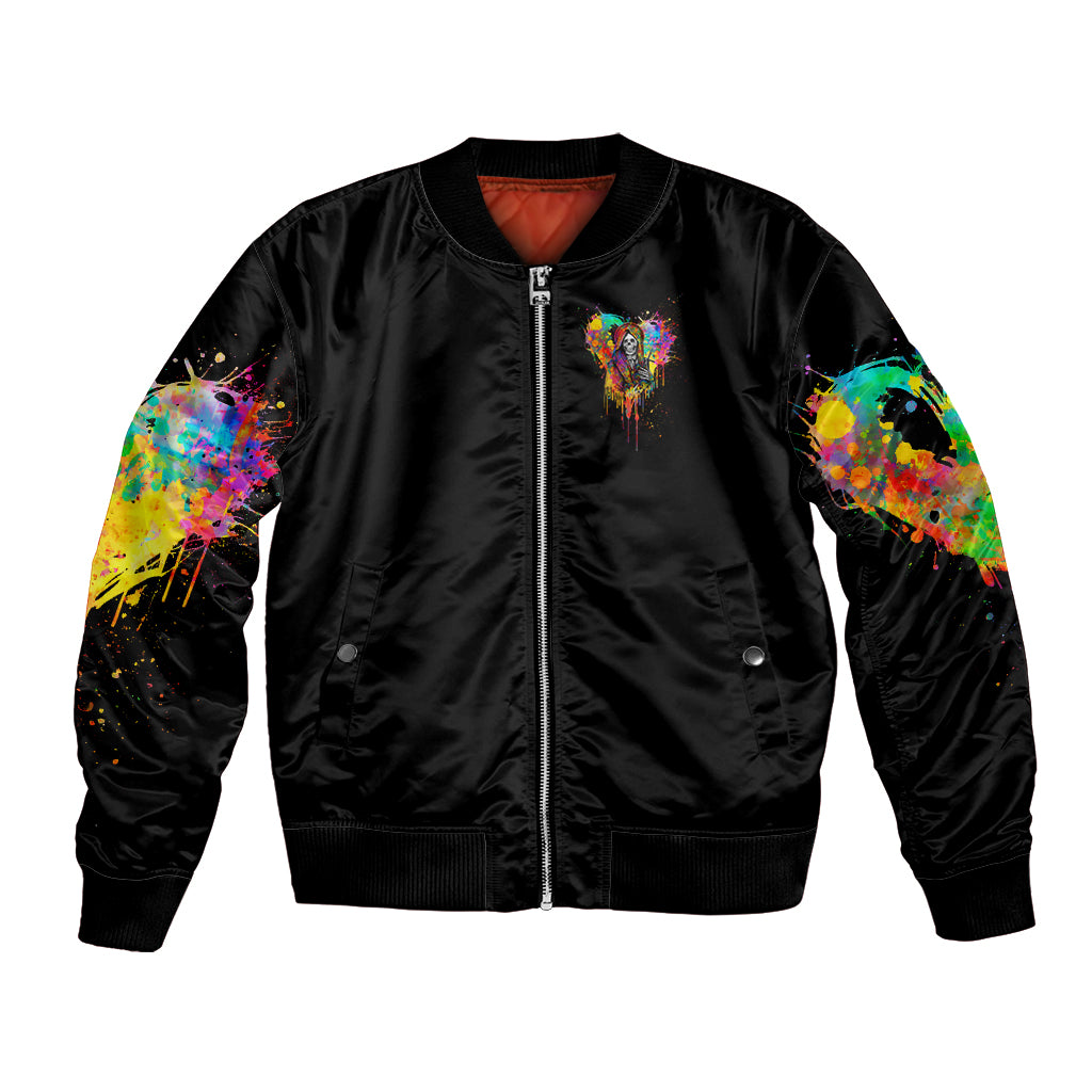 LGBT Bomber Jacket Love Is Love Pride - Wonder Print Shop