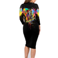LGBT Family Matching Long Sleeve Bodycon Dress and Hawaiian Shirt Love Is Love Pride - Wonder Print Shop