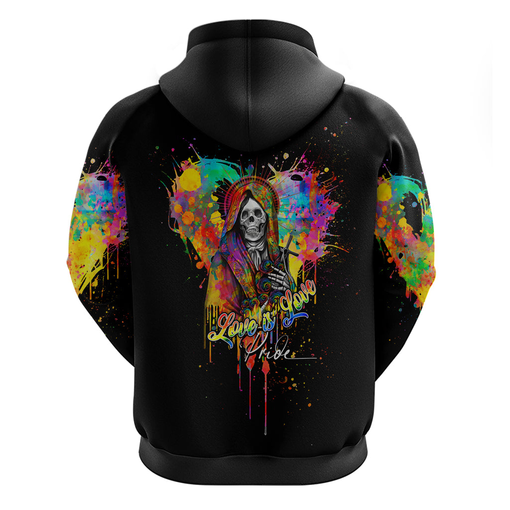 LGBT Hoodie Love Is Love Pride - Wonder Print Shop