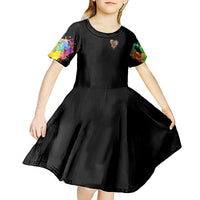 LGBT Kid Short Sleeve Dress Love Is Love Pride - Wonder Print Shop