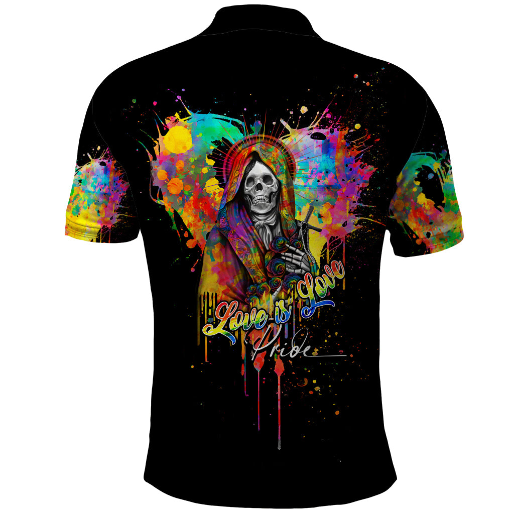 LGBT Polo Shirt Love Is Love Pride - Wonder Print Shop