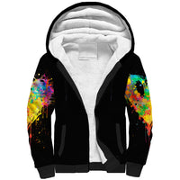 LGBT Sherpa Hoodie Love Is Love Pride - Wonder Print Shop