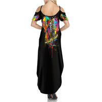LGBT Summer Maxi Dress Love Is Love Pride - Wonder Print Shop