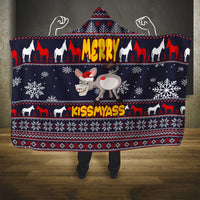 funny-donkeys-christmas-hooded-blanket-merry-kissmyass