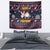 Funny Donkeys Christmas Tapestry Merry Kissmyass - Wonder Print Shop
