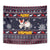 Funny Donkeys Christmas Tapestry Merry Kissmyass - Wonder Print Shop