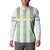 Argentina Football 2024 Button Sweatshirt The White and Sky Blue - Wonder Print Shop