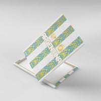 Argentina Football 2024 Canvas Wall Art The White and Sky Blue - Wonder Print Shop