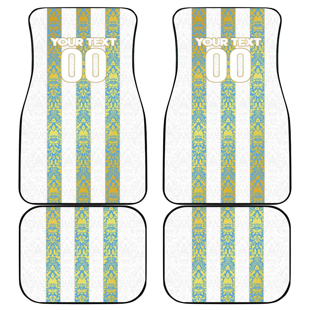 Argentina Football 2024 Car Mats The White and Sky Blue - Wonder Print Shop
