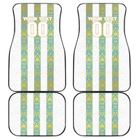 Argentina Football 2024 Car Mats The White and Sky Blue - Wonder Print Shop