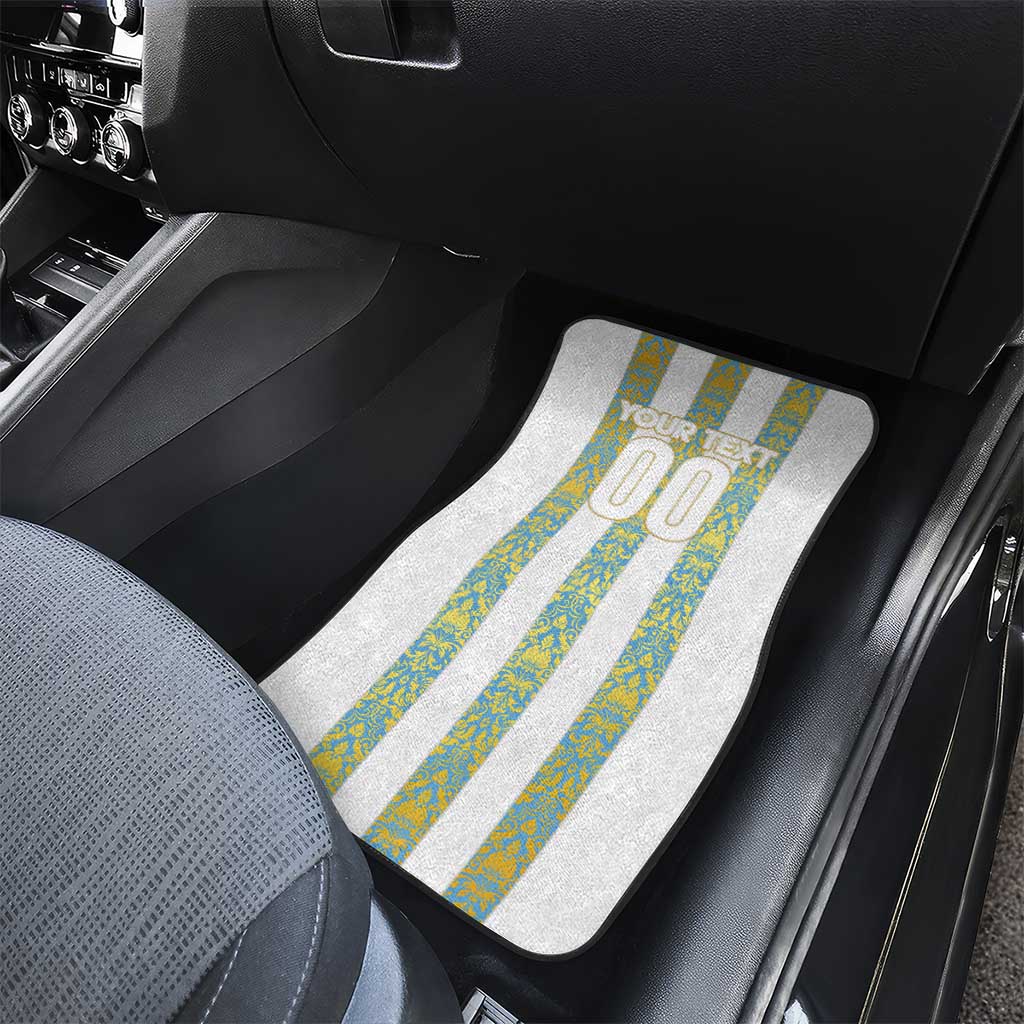 Argentina Football 2024 Car Mats The White and Sky Blue - Wonder Print Shop