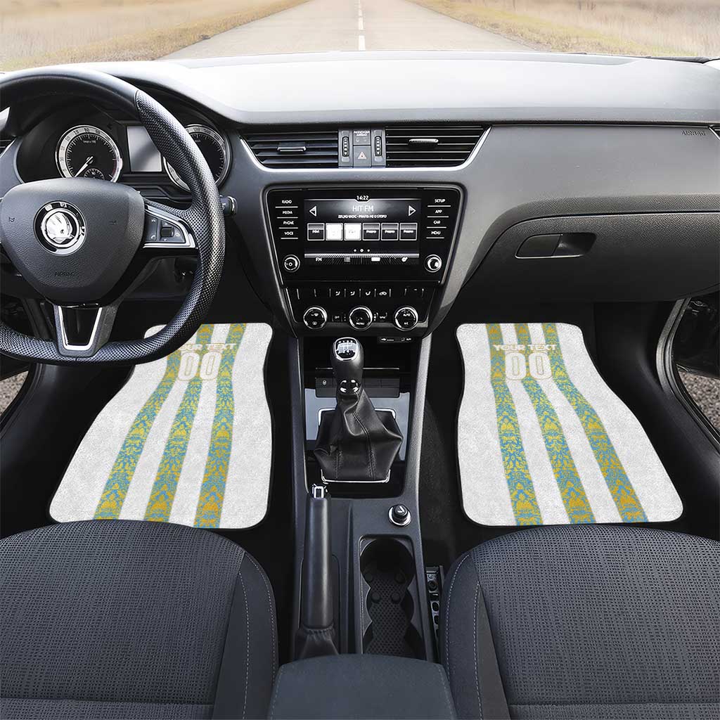 Argentina Football 2024 Car Mats The White and Sky Blue - Wonder Print Shop