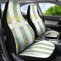 Argentina Football 2024 Car Seat Cover The White and Sky Blue - Wonder Print Shop