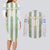 Argentina Football 2024 Couples Matching Long Sleeve Bodycon Dress and Long Sleeve Button Shirt The White and Sky Blue - Wonder Print Shop