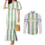 Argentina Football 2024 Couples Matching Mermaid Dress and Long Sleeve Button Shirt The White and Sky Blue
