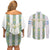 Argentina Football 2024 Couples Matching Off Shoulder Short Dress and Long Sleeve Button Shirt The White and Sky Blue - Wonder Print Shop