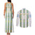 Argentina Football 2024 Couples Matching Tank Maxi Dress and Long Sleeve Button Shirt The White and Sky Blue - Wonder Print Shop