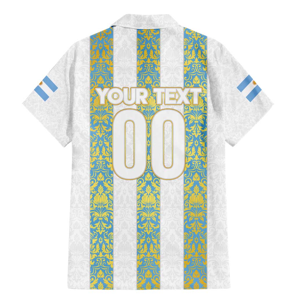 Argentina Football 2024 Family Matching Mermaid Dress and Hawaiian Shirt The White and Sky Blue - Wonder Print Shop