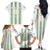 Argentina Football 2024 Family Matching Off The Shoulder Long Sleeve Dress and Hawaiian Shirt The White and Sky Blue - Wonder Print Shop