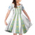 Argentina Football 2024 Family Matching Short Sleeve Bodycon Dress and Hawaiian Shirt The White and Sky Blue - Wonder Print Shop