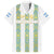 Argentina Football 2024 Family Matching Short Sleeve Bodycon Dress and Hawaiian Shirt The White and Sky Blue - Wonder Print Shop