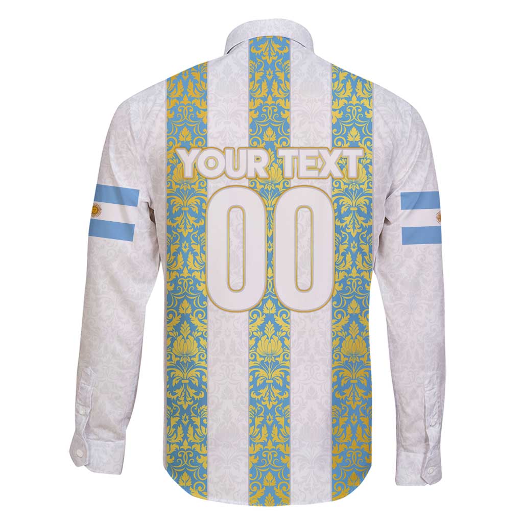 Argentina Football 2024 Family Matching Summer Maxi Dress and Hawaiian Shirt The White and Sky Blue - Wonder Print Shop