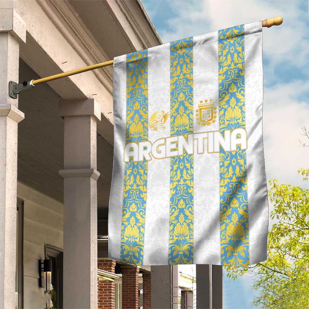 Argentina Football 2024 Garden Flag The White and Sky Blue - Wonder Print Shop