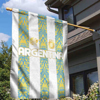 Argentina Football 2024 Garden Flag The White and Sky Blue - Wonder Print Shop