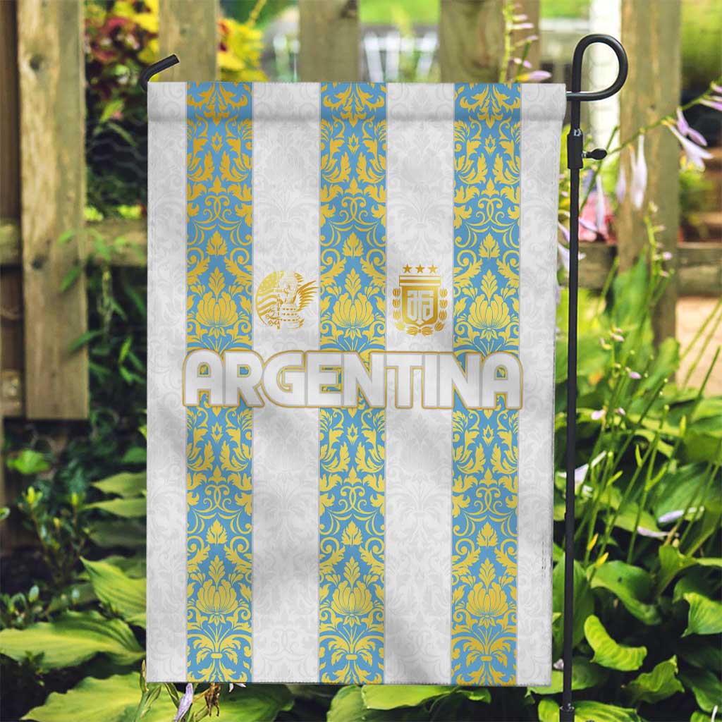 Argentina Football 2024 Garden Flag The White and Sky Blue - Wonder Print Shop
