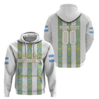 Argentina Football 2024 Hoodie The White and Sky Blue - Wonder Print Shop